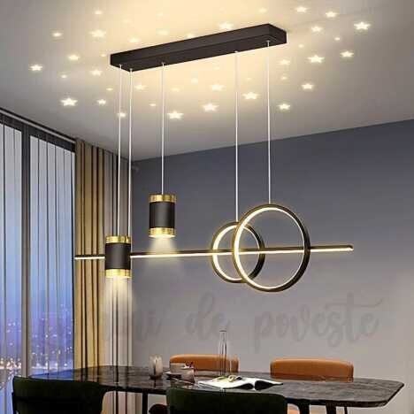 Candelabru LED Constellation, LED inclus, 5 surse de iluminare, Lumina: Cald, Natural, Rece