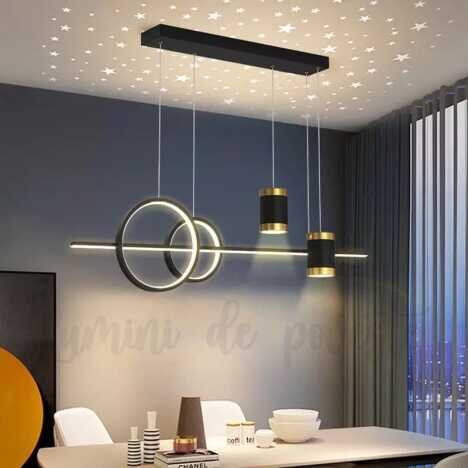 Candelabru LED Constellation, LED inclus, 5 surse de iluminare, Lumina: Cald, Natural, Rece